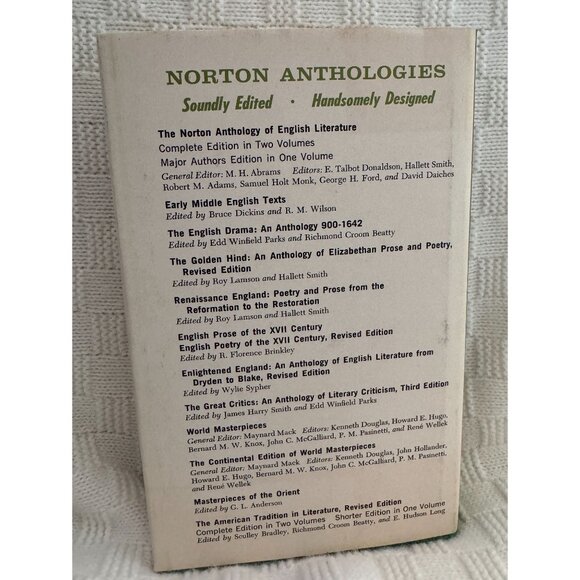 World Masterpieces 1 Through The Renaissance Hardcover 1956 By Norton - Picture 8 of 12